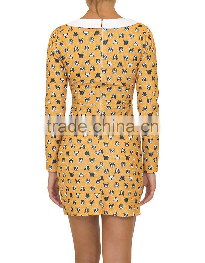 2016 China wholesale designer one piece party dress