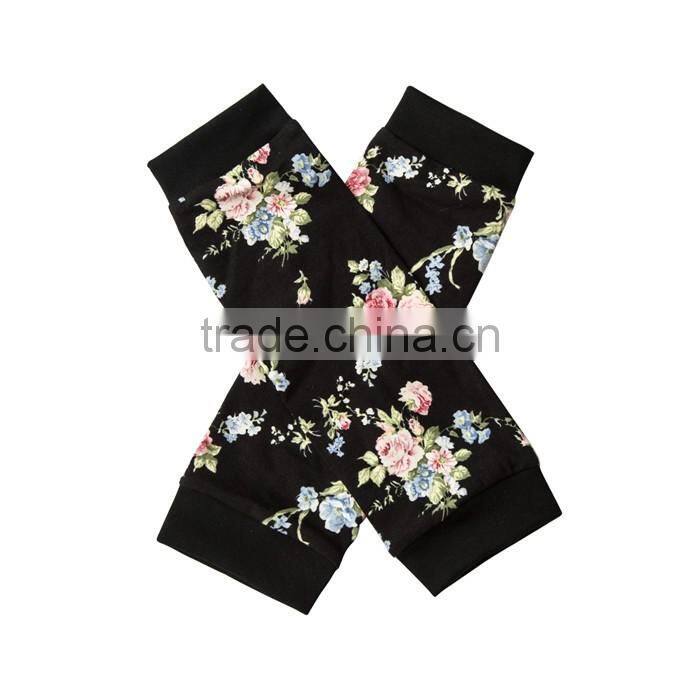 Newborn Cute Baby Girl Spring Clothes Set 100% Cotton Long Sleeve Romper With Headband Legwarmers