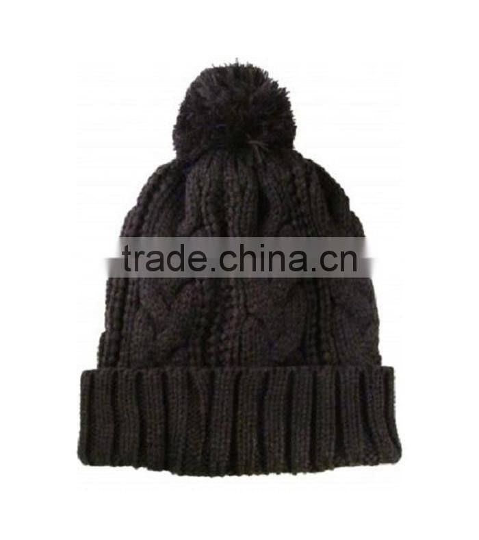 New arrival Wholesale snowboard ski pom pom beanie hat