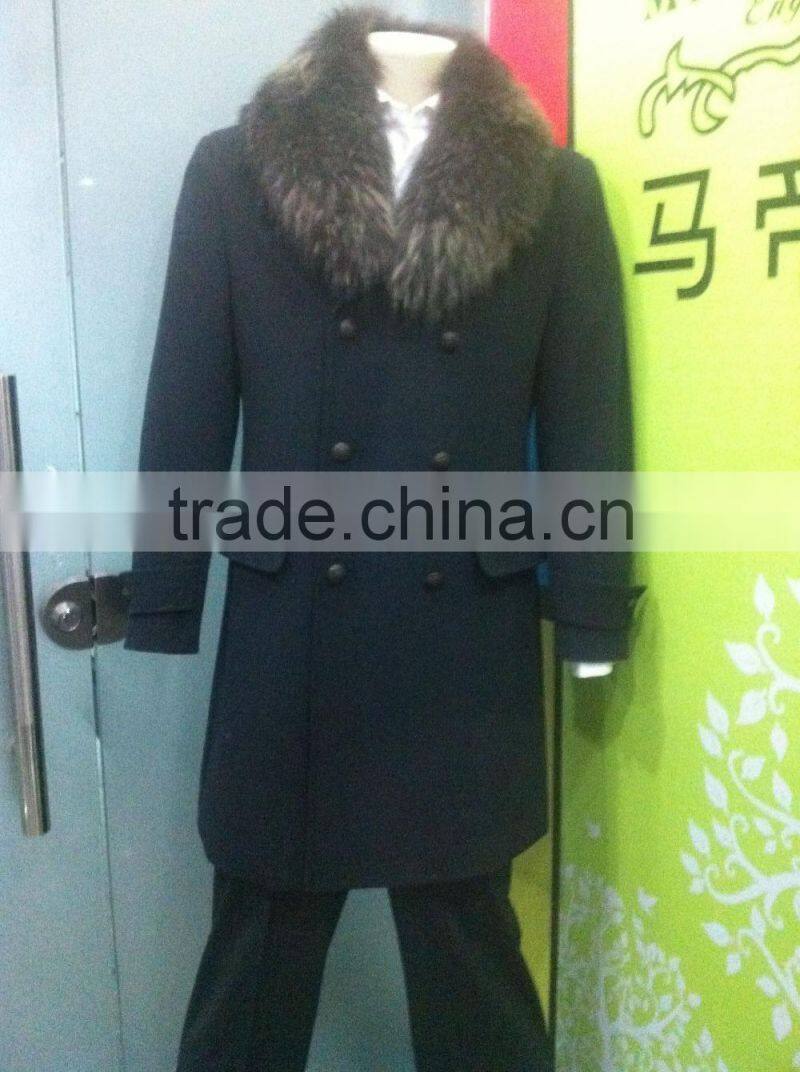 fur collar hot design new arrival men winter coat