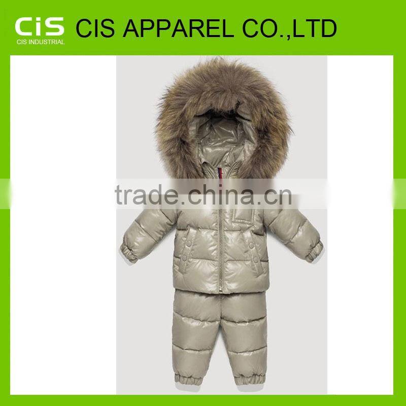 wholesale children winter jacket with hat