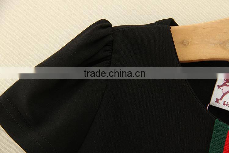 cotton for baby girls / children summer clothes/ school polyester sleeveless top wholesale chinaT shirts