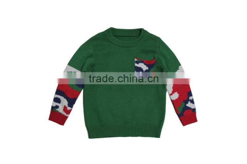 Winter 2015 Woolen Christmas Sweater knitted Kids Clothes Children Pullover Vest
