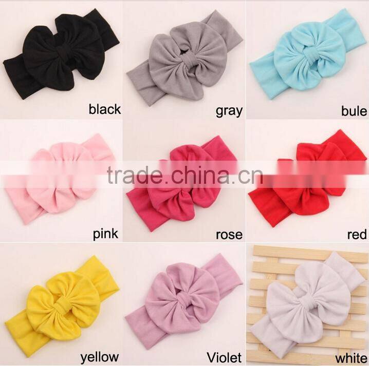 Leather bow hair accessories