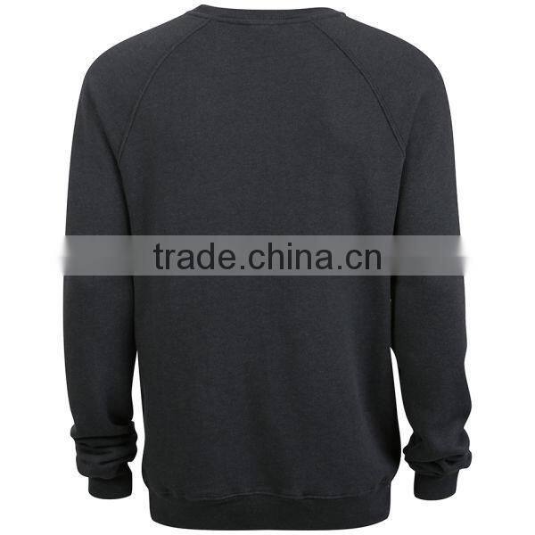 OEM Manufacturer Black Slim Fit Men's Cusotm Fleece Pullover Hoodie