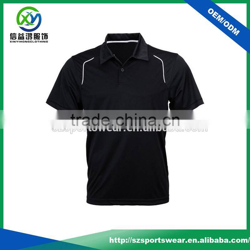 Dry Fit Polyester Short Sleeve Sports Style Mens golf polo shirts
