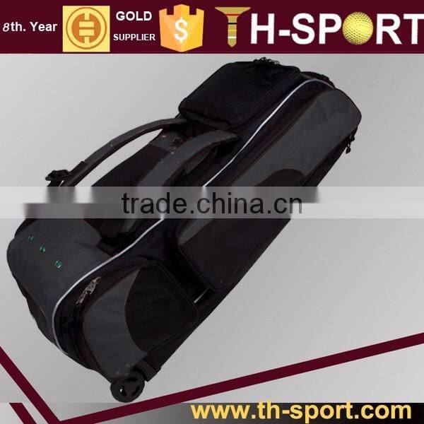 4 Bats Wheeled Baseball Equipment Bag