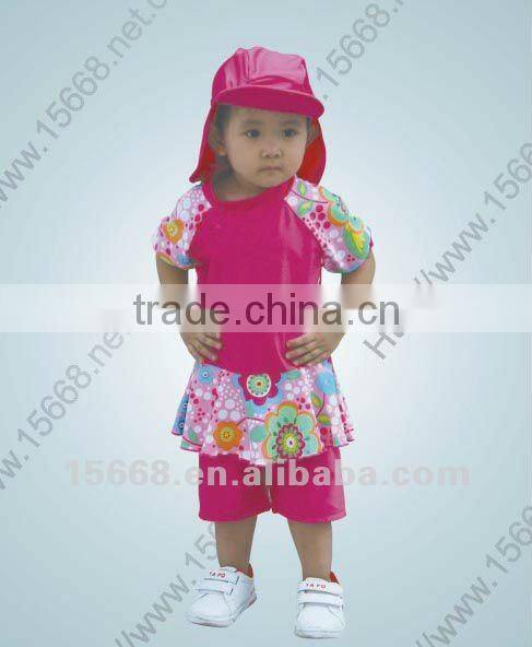 GR-Y0063 wholesale lycra suit rash guard suit for kid