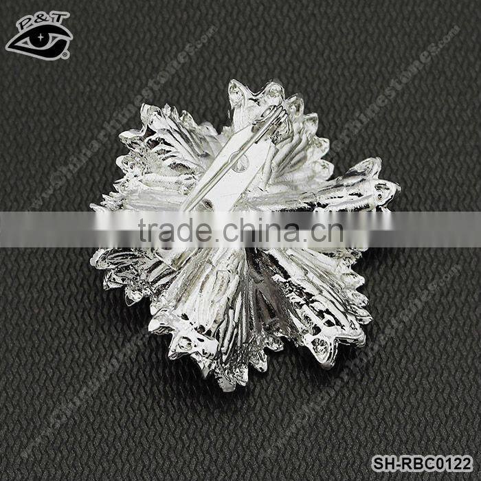 Rhinestone brooches for clothing rhinestone brooch for wedding invitation