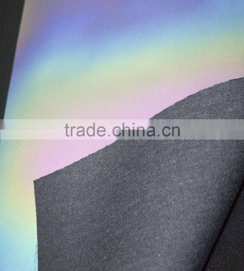 1.0mm silver reflective leather for shoes