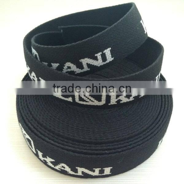 Jacquard woven cotton webbing belt