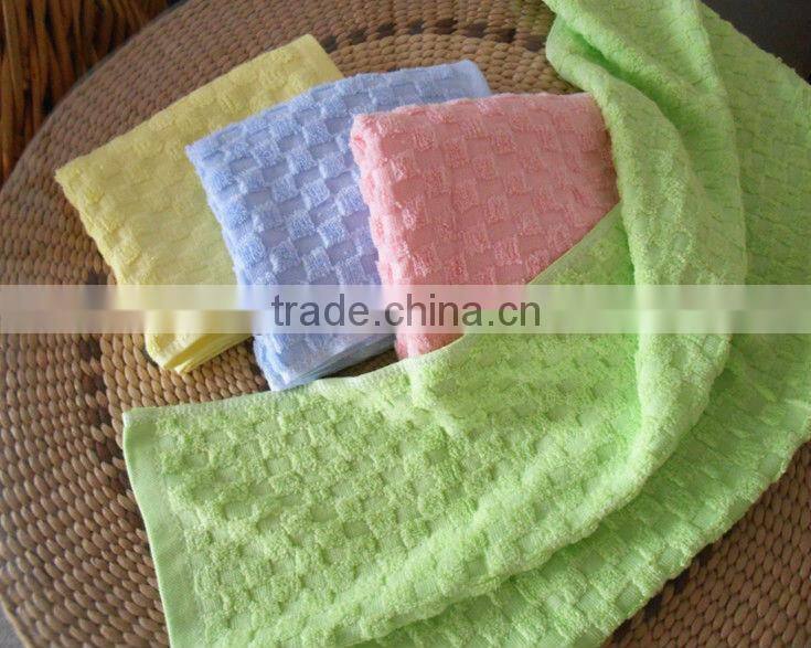 High Grade Bamboo Viscose with Cotton Square Hand Towel Super Soft Comfortable