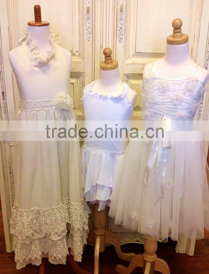latest design high quality chiffon lace party wear dress, mother daughter matching dress graced dress for women