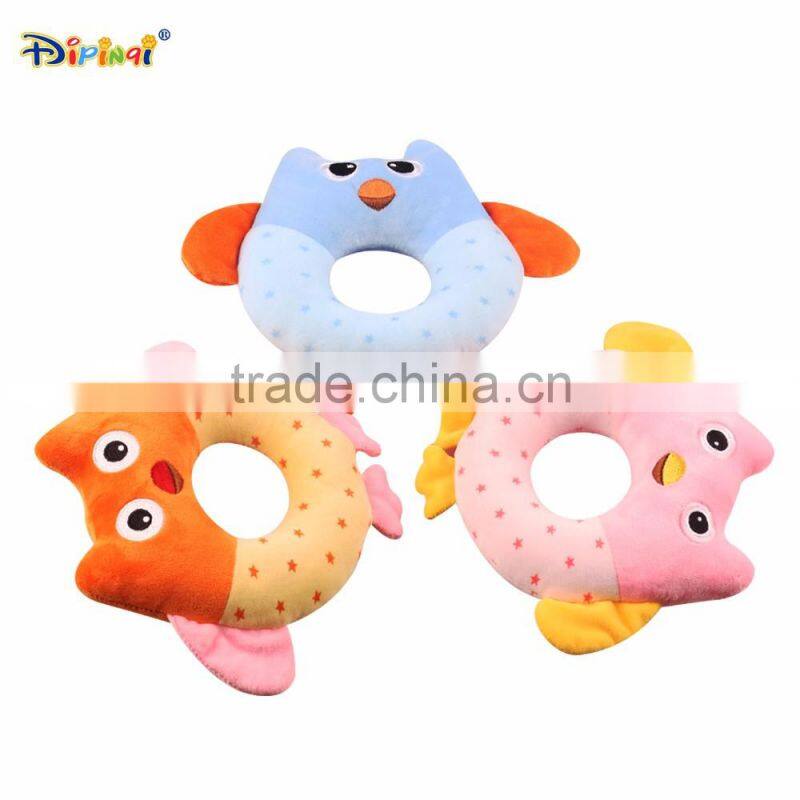 Aipinqi #ARHB523S-1 rattle plush toy owl hand bell toy