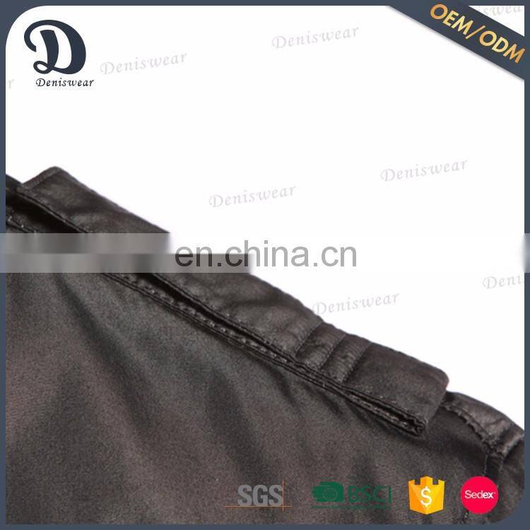 Professional man fashion jacket bomber jacket with belt