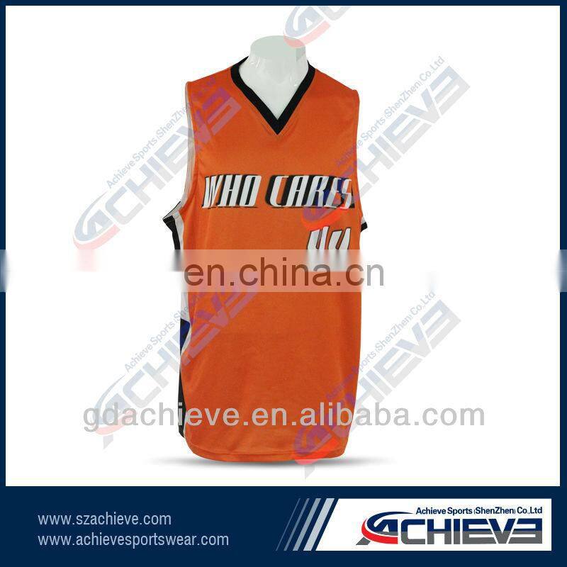 sbulimation custom basketball uniform/ custom basketball wear/cheap sportswear