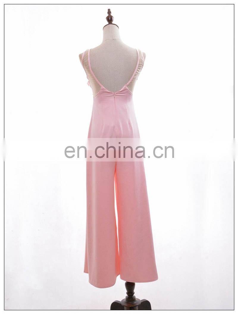 2016 New Arrived high-end embroidered lace Series jumpsuit