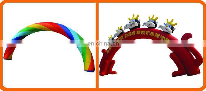 HI-CE new design waterproof Pvc inflatable arch, inflatable round shape archway