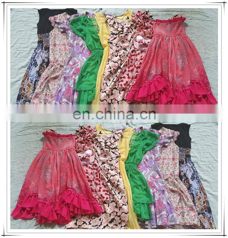 secondhand clothes lady fashion silk dress