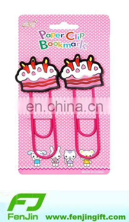 Pvc car shape bookmark