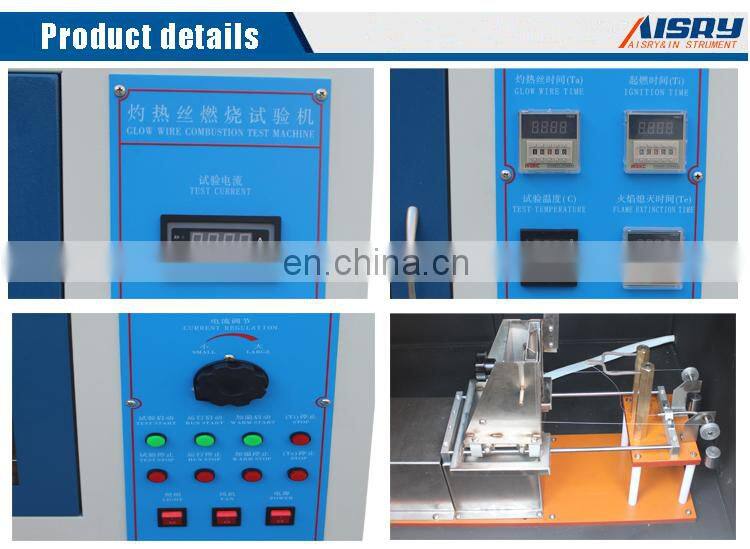 Low Price Glow Wire Test Apparatus For Fire-resistant Equipment Test