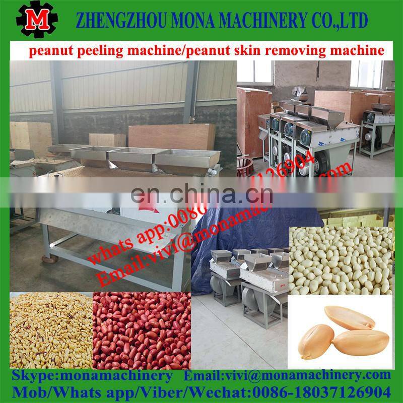 Africa peanut using Automatic Peeling Peanut Shell Machine and Peanut Cleaning Machine