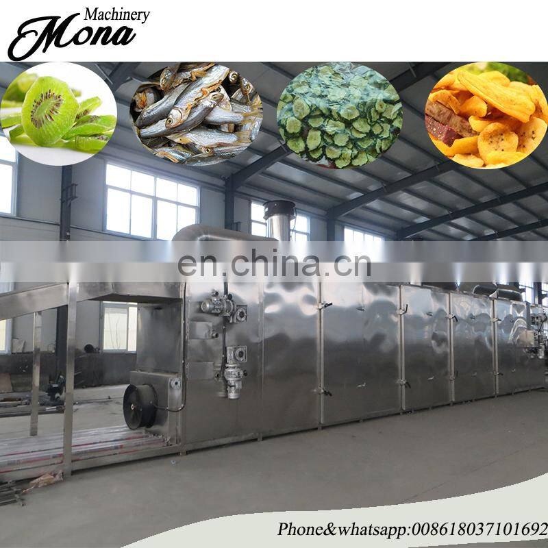 Automatic Gas/Multi-layer Conveyor Mesh Belt Dryer/tunnel food drying oven /machine for fruit and vegetable dry