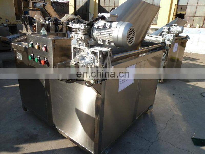 Commercial Price Automatic Stainless Steel Continuous Chicken Electric Fryer Snacks Peanut Groundnut Frying Machine For Sale