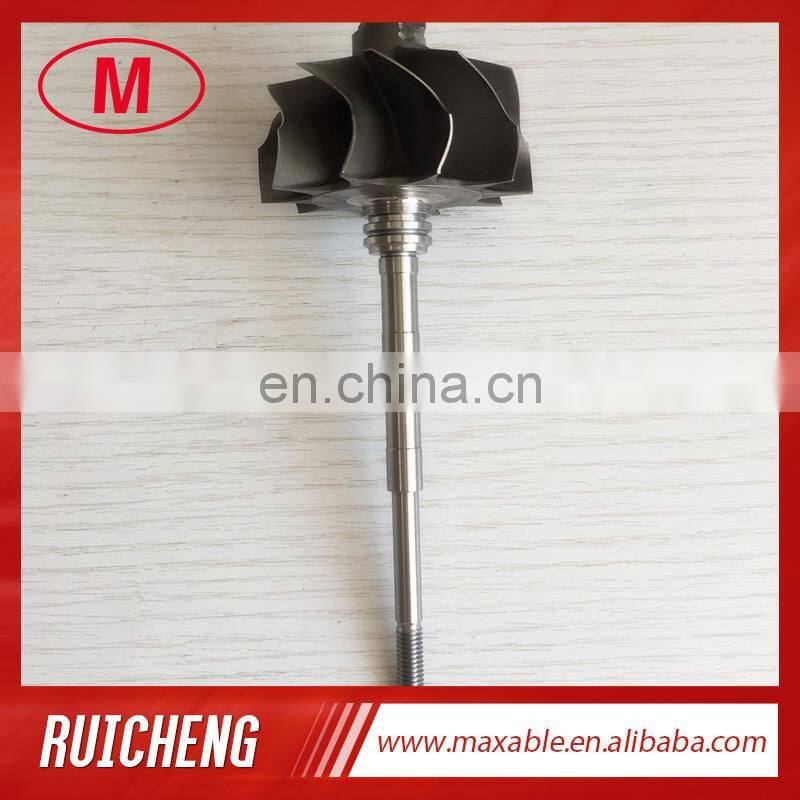 GT3076R ball bearing turbine shaft 55x60mm  10 BLADES turbine wheel shaft/turbo wheel