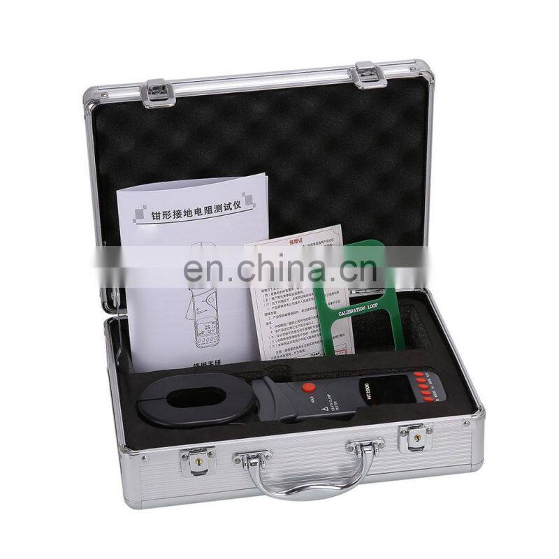 Portable Clamp Ground Resistance Tester Practical Loop resistance test lightning rods instrument