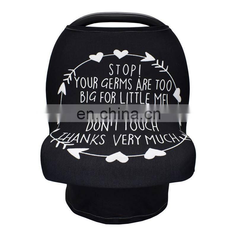 Baby Stretchy Nursing Breastfeeding Cover Multi Use Car Seat Canopy Stroller Infant Car Seat Breastfeeding Cover Baby Carseat
