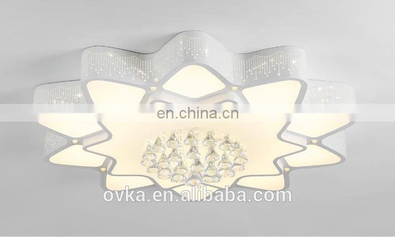 Creative Crystal Star Children's Room Acrylic led Ceiling Light Bedroom Light