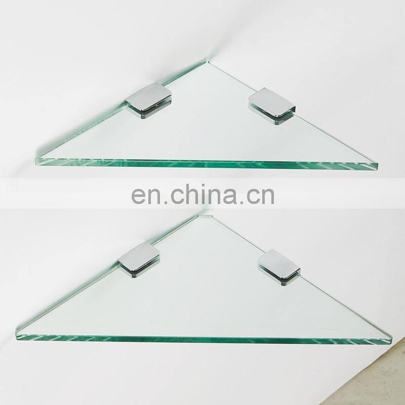 China factory manufacture safety Clear and colored Tempered Glass bathroom shelf 4mm 5mm 6mm 8mm 10mm