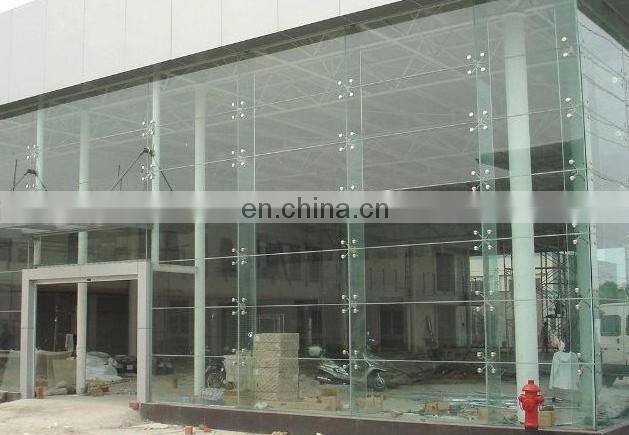 high quality energy saving 6mm 8mm 10mm double glazed glass for curtain wall price competitive glass curtain wall price