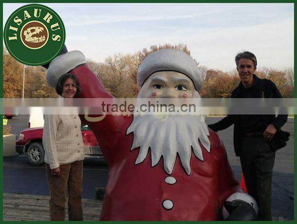 Lisaurus-G custom vivid fiberglass santa