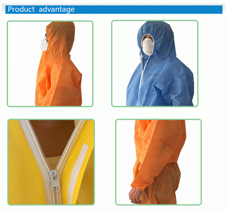 Best Price PP Disposable Coverall Anti-static Work Wear Protective coverall