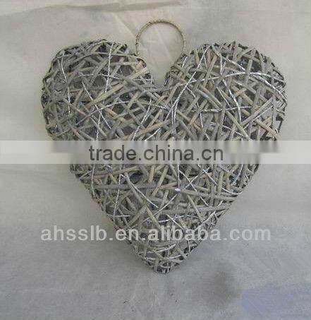 2013 new lovely shap woven willow home Christmas decoration