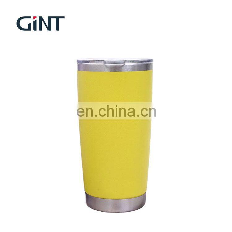 GINT 20 oz Colorful Coffee Sublimation Mug with Lid double wall Tea Cup Insulated Tumbler 304 stainless steel
