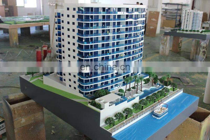 Construction building model for modern office , miniature architect models