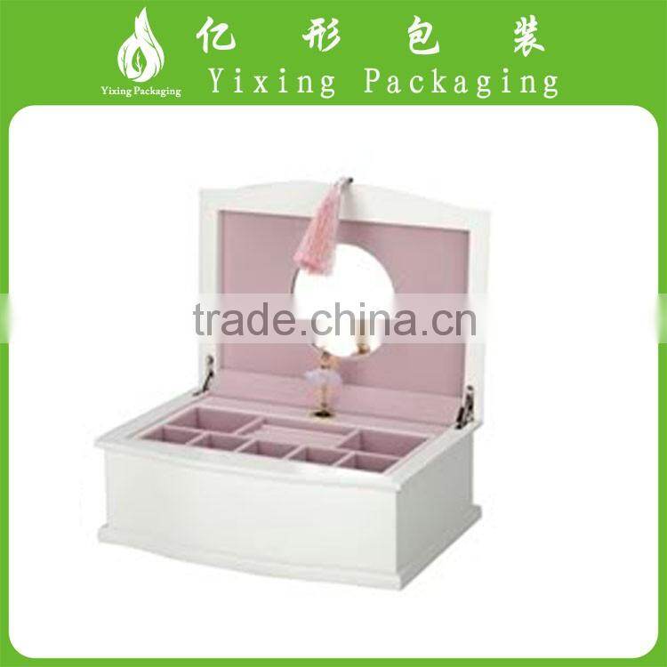 Personalized Glossy Wood Pearl Jewelry Box &MDF New Design Jewellery Package Case