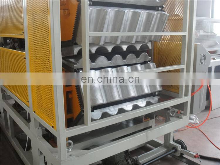 PVC+ASA/PMMA glazed roof tile production machine