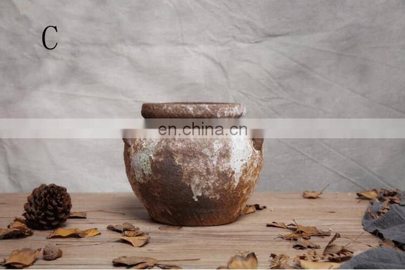 Antique pottery vintage home decoration table home use ceramics vase