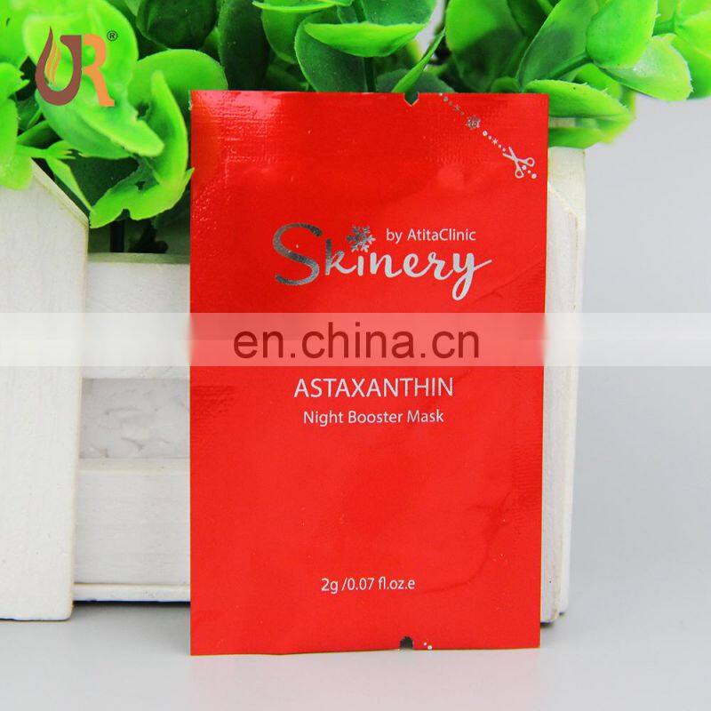 Small Mini Size Aluminum Foil Heat Seal Three Side Seal Flat Sachet For Cosmetic Sample Packaging Packet Lotion Foil Sachets