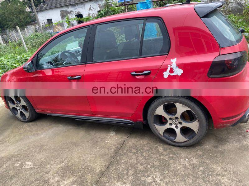 DSE Factory Directly Auto Parts Accessories Side Skirts, ABS Material Black Glossy Universal Car Side Skirts Spliter For All Car