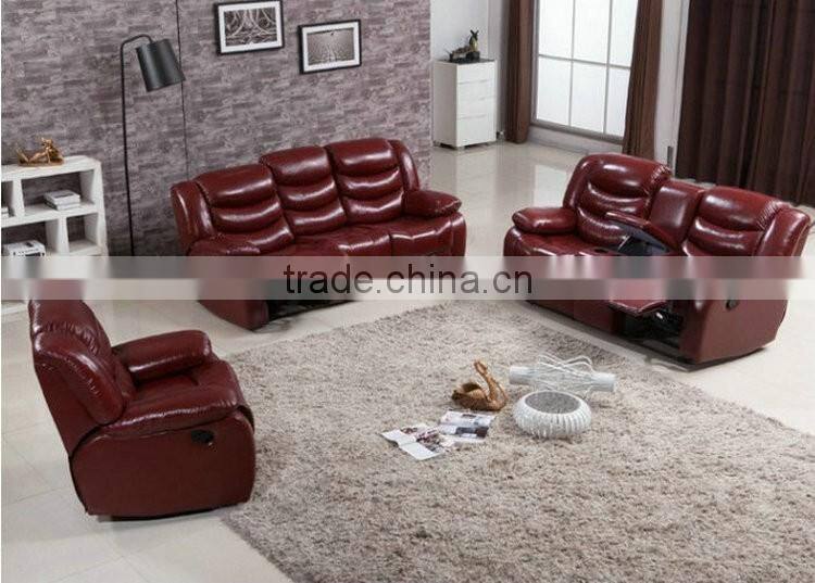 Modern Home Furniture Best Sale Sectional Pure Leather Sofa Set