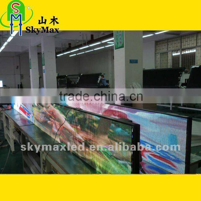P7.62 electrionic indoor advertising led full color display