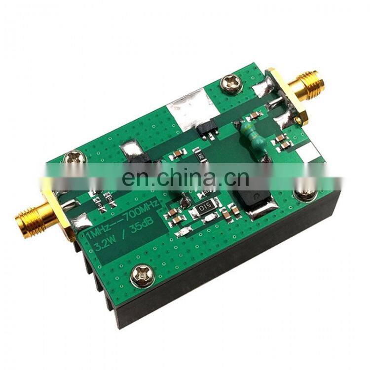35db 1MHz-700MHZ 3.2W Amplifier HF VHF UHF FM Transmitter RF Power Amplifier For Ham Radio