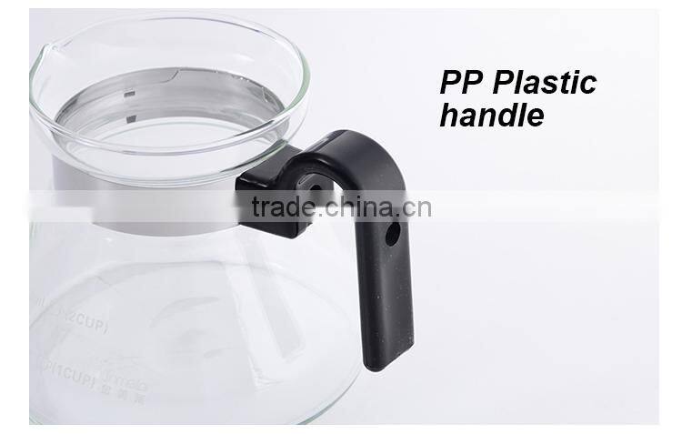 Eco-friendly 2016 newelegant borosiliacte glass kettle pyrex glass water pot