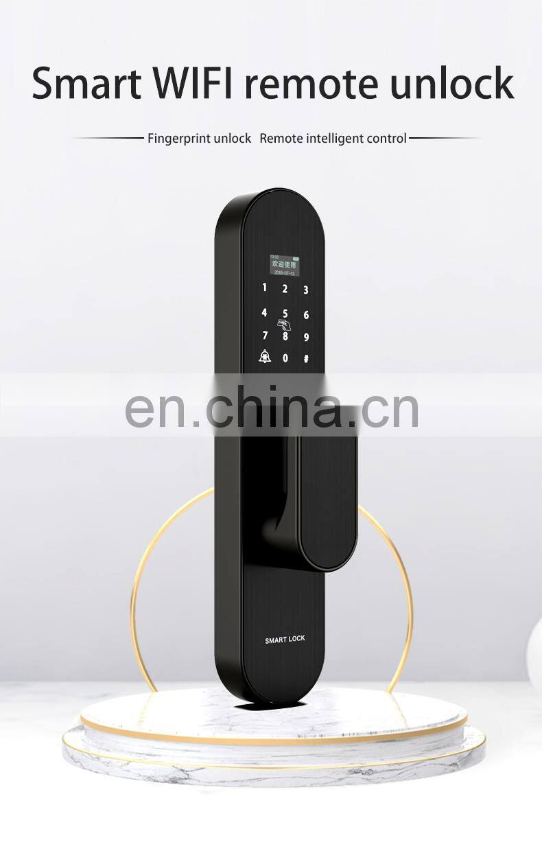 Smart Lock App Fingerprint Keyless for Home Finger WIFI Digital Lock Remote Control tuya TT Smart Lock  Home Wooden Door