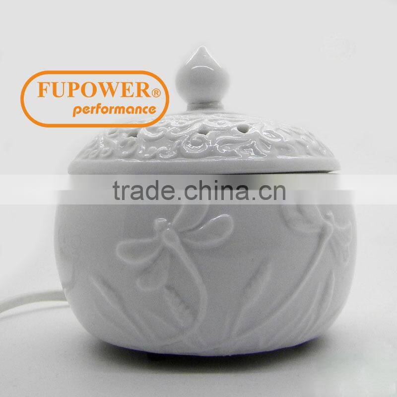 Hot selling Chinese Craftmanship ceramic ELECTRIC AROMATHERAPY ESSENTIAL OIL BURNER/DIFFUSER